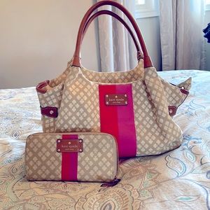 Kate Spade purse with matching wallet